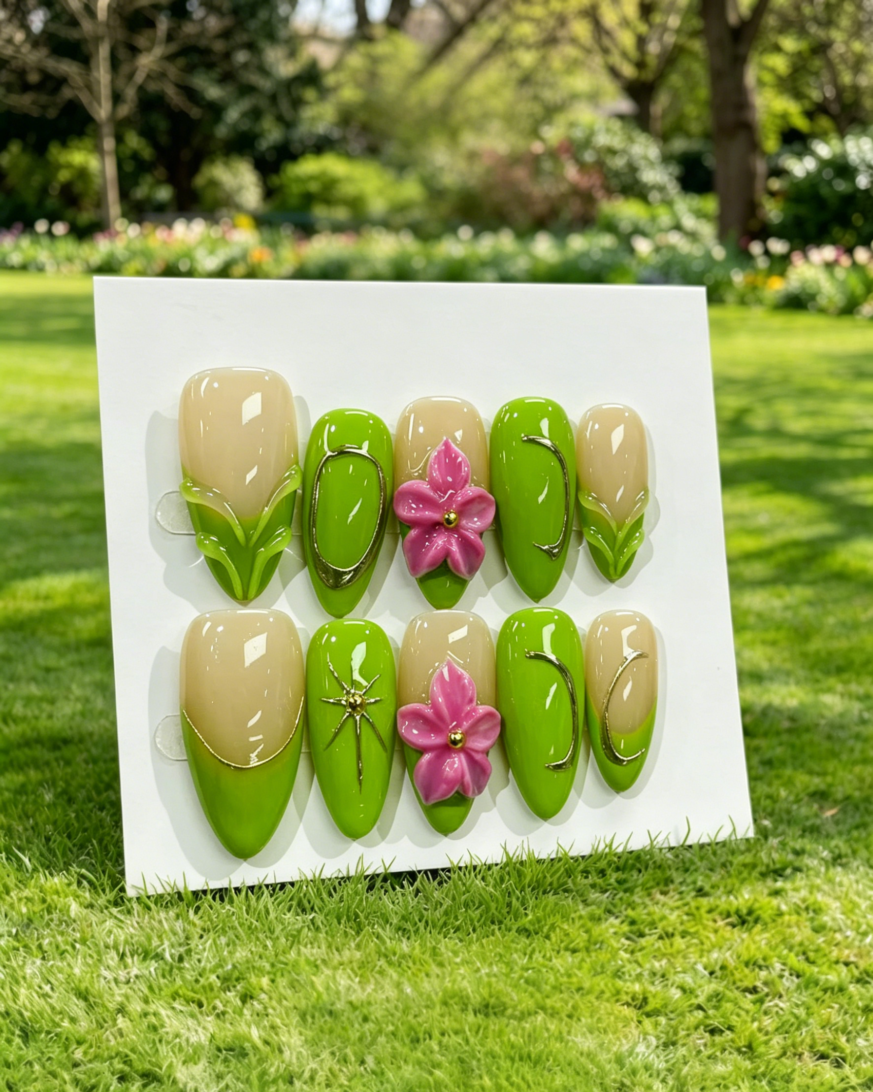 Muse in Bloom - Green Goddess | Almond