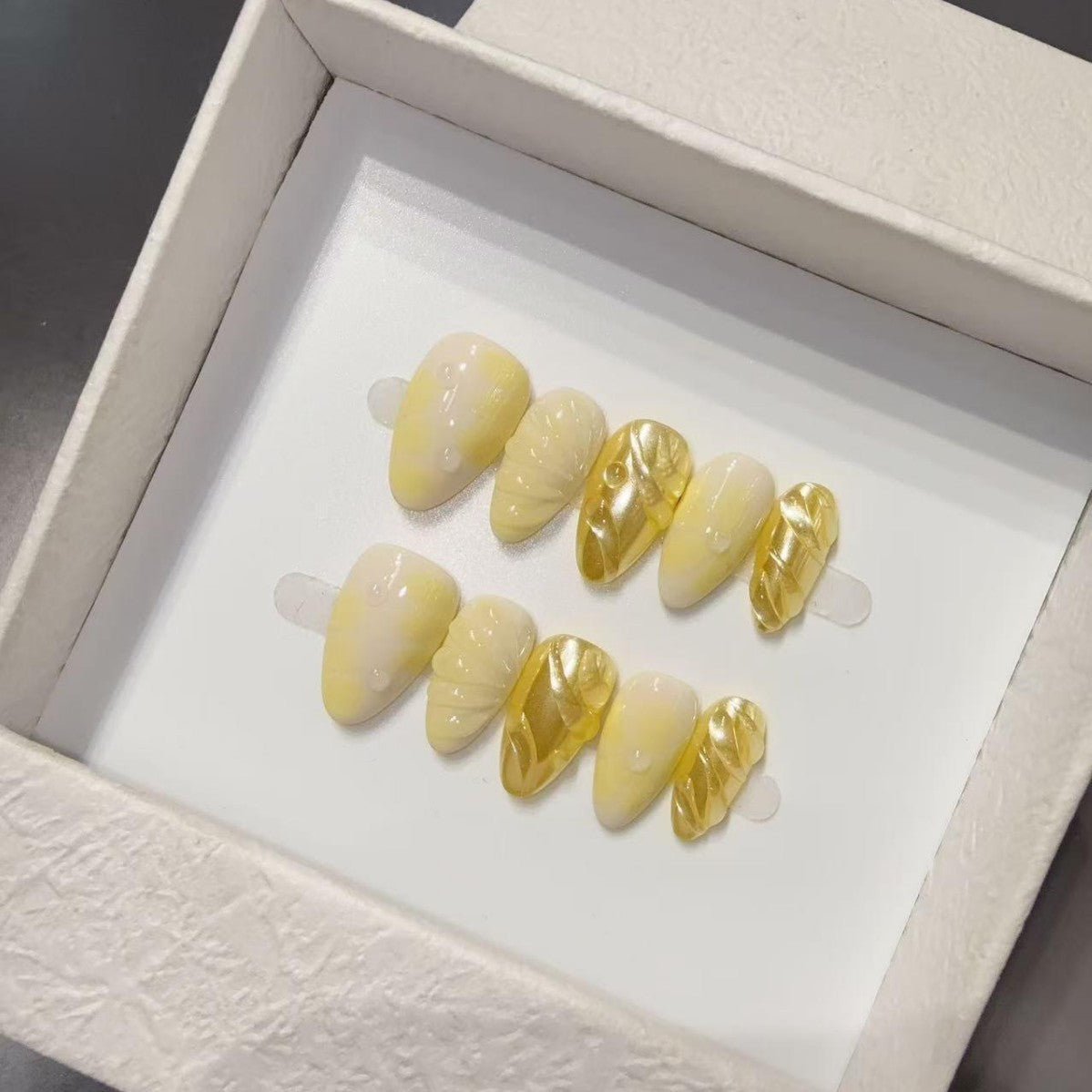 The Elegance Collection - Golden Hour | Short Almond